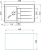 PYRAMIS Spüle ATHLOS 86x50 in IRON GREY mit Produktbild-Vorschau 2