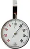 A close-up view of a circular analog thermometer. Náhľad obrázku produktu