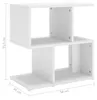 vidaXL Noční stolky 2 ks. Bílé 50x30x51,5 cm výrobek ze Náhled obrázku produktu 7