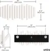 Umbra Picket Wandgarderobe mit 5 Haken White Produktbild-Vorschau 14