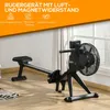 HOMCOM Rudergerät Rudersitz einklappbar Schwungmasse 2,5 kg Produktbild-Vorschau 4