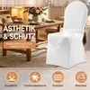 TANYEAR Stuhlhusse Stretch Weiß elastischer Universal Produktbild-Vorschau 5