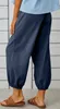 ASKSA Damen 7/8 Länge Hose Weitem Bein Freizeithose Leicht Produktbild-Vorschau 3