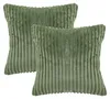 Kopfkissenbezug 2-teilig, 100% Polyester, 40x40 cm, oliv Produktbild-Vorschau 1