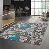 Spielteppich - Straßenteppich in Grau Größe - 140 x 200 cm Produktbild-Vorschau 1