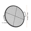 SucceBuy 30palcový kulatý gril X-Marks fire pit black, Náhled obrázku produktu 8