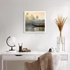 Poster - Poster ohne Rahmen - Indien Boot Fluss - 40x40 cm Produktbild-Vorschau 5