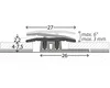 Prinz Abschlußprofil Profi-Design sahara 27 mm x 0,9 m Produktbild-Vorschau 3