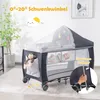 4v1 skládací cestovní postýlka & kolébka 123 x 63 x 76 cm Náhled obrázku produktu 5