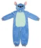 Pyjama Onesie Kigurumi Kostüm für Kinder Lilo & Stitch 104 Produktbild-Vorschau 3