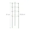 Tuteur Relaxdays, lot de 2, 4 anneaux, H x P : 91 x 28 cm, Voir les images du produit 4
