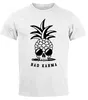 Herren T-Shirt Totenkopf Ananas Bad Karma Sonnenbrille Produktbild-Vorschau 2