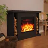 Glow Fire Elektrokamin 'Tarvos' | LED Standkamin in schwarz Produktbild-Vorschau 1