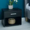 Nachttisch MARY im 2er Set Nachtschrank Nachtkommode in Produktbild-Vorschau 3