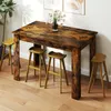 COSTWAY Rozťahovací jedálenský stôl 158 x 70 cm, kuchynský Náhľad obrázku produktu 8