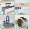 Houten wasmachine en speelkeuken 2-in-1 voor kinderen – Productafbeelding-voorbeeld 10