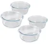 HGMD Backofengeschirr-Set - 4 Stück - 370ML - Glas - Rund - Produktbild-Vorschau 1