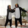 Pyžamo Onesie Kigurumi Kostým Prevlek Tučniak S: 145 - Náhľad obrázku produktu 7