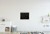 MuchoWow® Textilposter Wellen - Wasser - Schwarz - Weiß Produktbild-Vorschau 2
