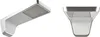 Two views of a modern, minimalist LED light fixture. Produktbild-Vorschau