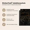 KitchenYeah© Herdabdeckplatte Marmor - Schwarz - Gold - Produktbild-Vorschau 6
