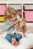 BABY nato Sophia Rose 36cm con capelli lunghi in nylon di Anteprima dell’immagine prodotto 10
