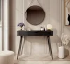 AX LIVING Vespasia petite coiffeuse noire 100,2 cm cannelée Voir les images du produit 8