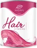 A product shot of a can of hair vitamins. Produktbild-Vorschau