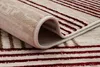 Tapiso Koberec Crystal Modern Burgundy Beige Obývacia izba Náhľad obrázku produktu 5