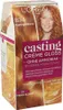 A box of L'Oréal Paris Casting Crème Gloss hair dye, showing the product packaging and a model with the resulting hair color. Náhľad obrázku produktu