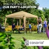 CASARIA® Gazebo da Giardino Capri 3x3m Pop-Up Protezione Anteprima dell’immagine prodotto 4
