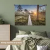 MuchoWow® Wandteppich Wandbehang Wald - Sumpf - Baum 120x80 Produktbild-Vorschau 4