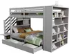 Letto a castello Sweiko 90x200 cm, scala di sicurezza con Anteprima dell’immagine prodotto 11