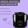 Reishunger Reiskocher, Keramikbeschichtung, Schwarz, Dampf- Produktbild-Vorschau 2