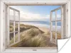 MuchoWow® Poster Durchblick - Strand - Meer - Dünen - Produktbild-Vorschau 1