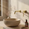 Podomítková Umyvadlová Baterie REA Foster Brush Gold Náhled obrázku produktu 3