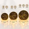 3er Set LED Kugellampen STARS Sterne schwarz D. 10 + 12 + Produktbild-Vorschau 2