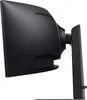 Side view of a black computer monitor on a white background. Produktbild-Vorschau