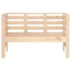 Gartenbank Parkbank 2-Sitzer 111,5x53x71 cm Massivholz Produktbild-Vorschau 4
