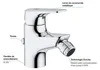 Baterie sanitara GROHE 23770000, monocomanda, argintiu Anteprima dell’immagine prodotto 2