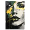 Muralo Leinwandbild Canvas Wandbild Frau GESICHT Porträt Produktbild-Vorschau 2