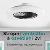 Stropní ventilátor Noaton®  12058B Triton s osvětlením, Náhled obrázku produktu 2