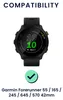 kwmobile 2x Uhrenarmband für Garmin Forerunner 55 / Produktbild-Vorschau 2