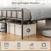 Bett 140 x 200 cm, Bettgestell Metall mit Kopfteil, Produktbild-Vorschau 5