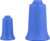 Two blue silicone suction cups of different sizes are shown against a white background. Produktbild-Vorschau