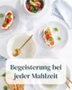 Steingut Geschirrset 6 Pers. Hygge 24-tlg Hochwertiges Produktbild-Vorschau 4