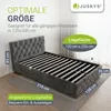 Juskys Polsterbett Nizza 120x200 cm mit Matratze - Produktbild-Vorschau 4