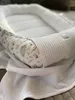 Waffelpique WEIß/ HASE Beige Babynestchen Unterlage 5 Tlg Produktbild-Vorschau 7