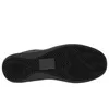 The bottom view of a black sneaker. Anteprima dell’immagine prodotto