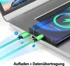USB-C Kabel Nylon Schnell Ladekabel Datenkabel für Samsung Produktbild-Vorschau 3
